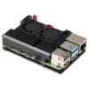 Joy-it Tåligt aluminiumskabinett för Raspberry Pi 4 B