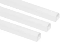 Kabelkanal Vit 8x7 mm 1 m 3-pack