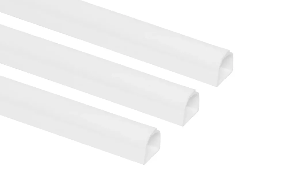 Kabelkanal Vit 8x7 mm 1 m 3-pack