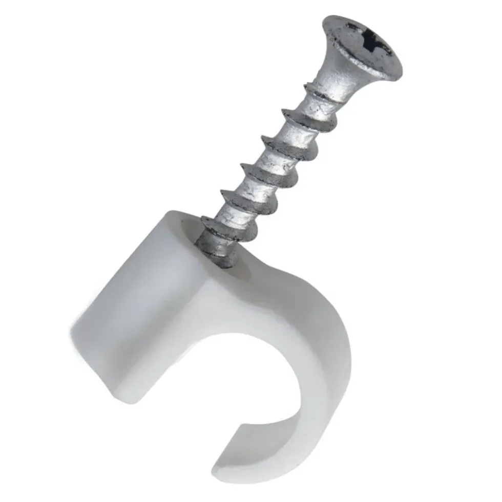 Kabelklammer för rund kabel 7-10 mm 10-pack