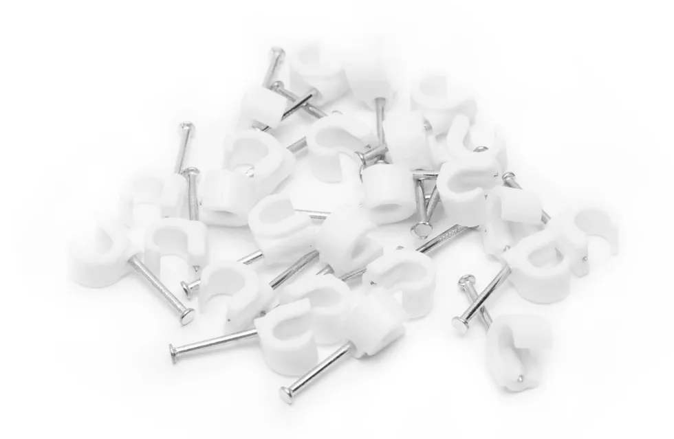 Kabelklammer för rund kabel 5-7 mm 100-pack