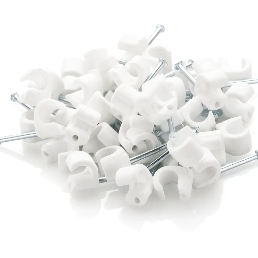 Kabelklammer för rund kabel 7-10 mm 100-pack