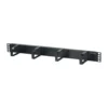 19"-kabelpanel Svart 1U
