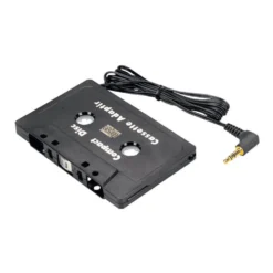 Kassettadapter 3,5 mm-kontakt Svart