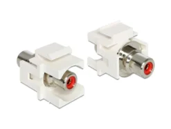 Keystone-modul RCA-kontakt Röd