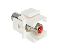 Keystone-modul RCA-kontakt Röd