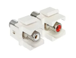 Keystone-modul RCA-kontakt Vit