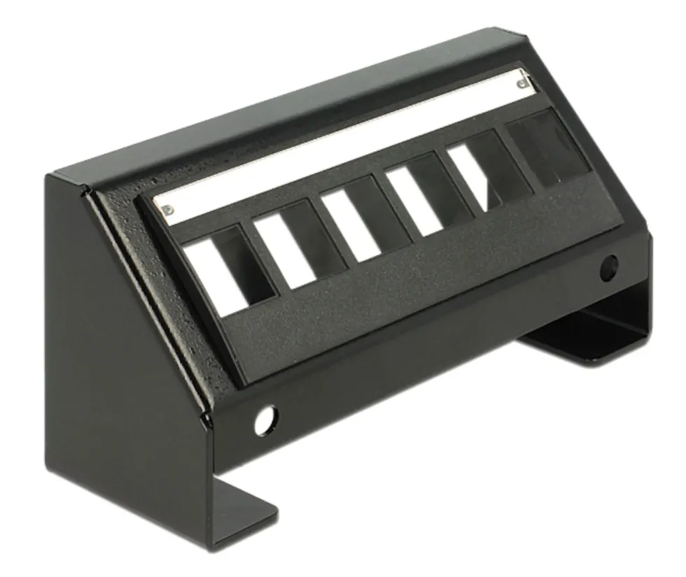 Keystone-panel med 6 portar