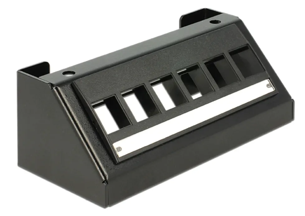 Keystone-panel med 6 portar