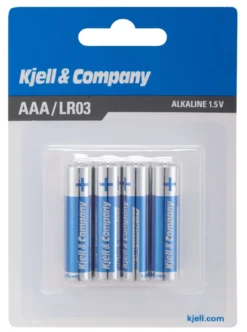 Kjell & Company AAA-batterier (LR03) 4-pack