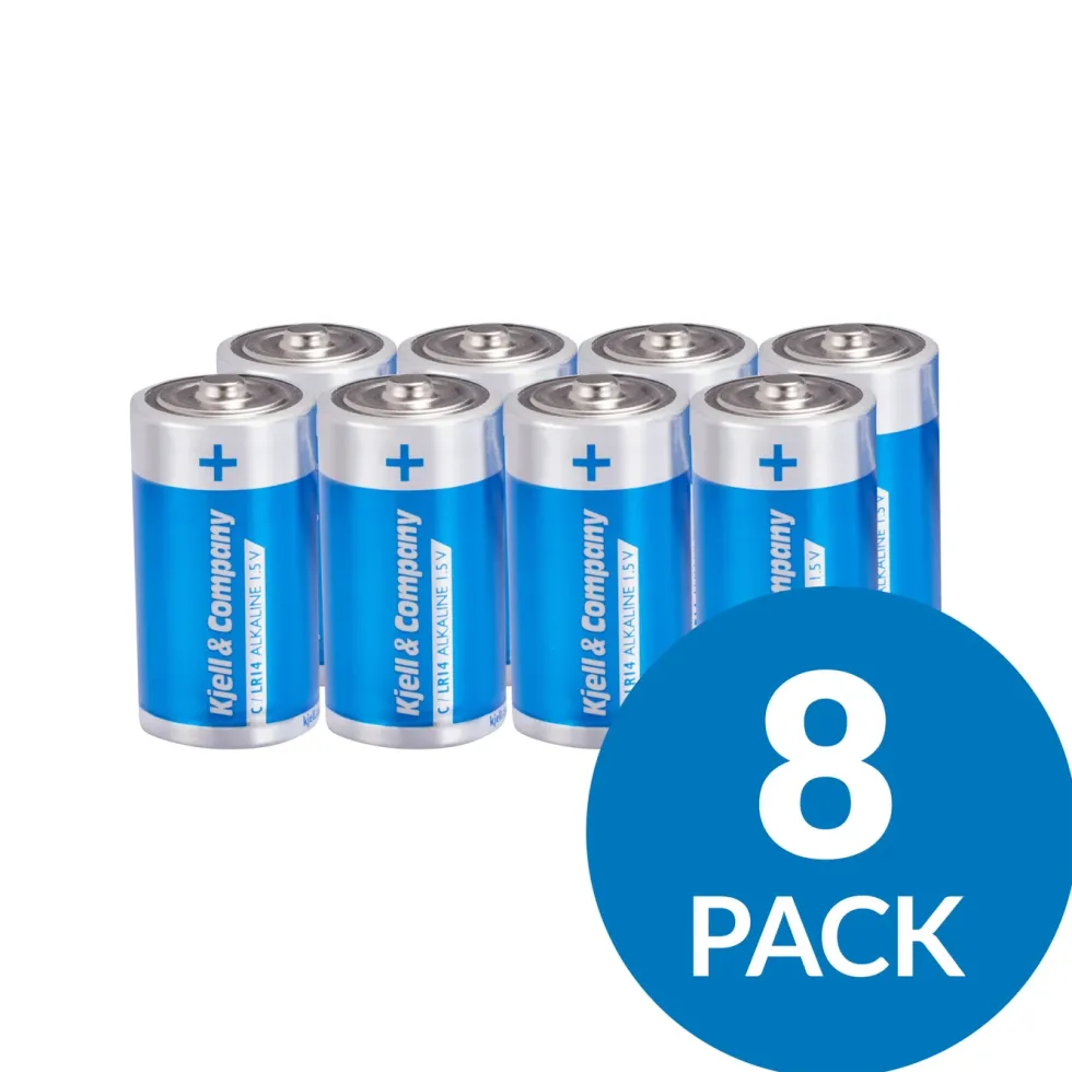 Kjell & Company C-batterier (LR14) 8-pack