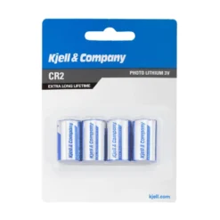 Kjell & Company CR2 Litiumbatteri 4-pack