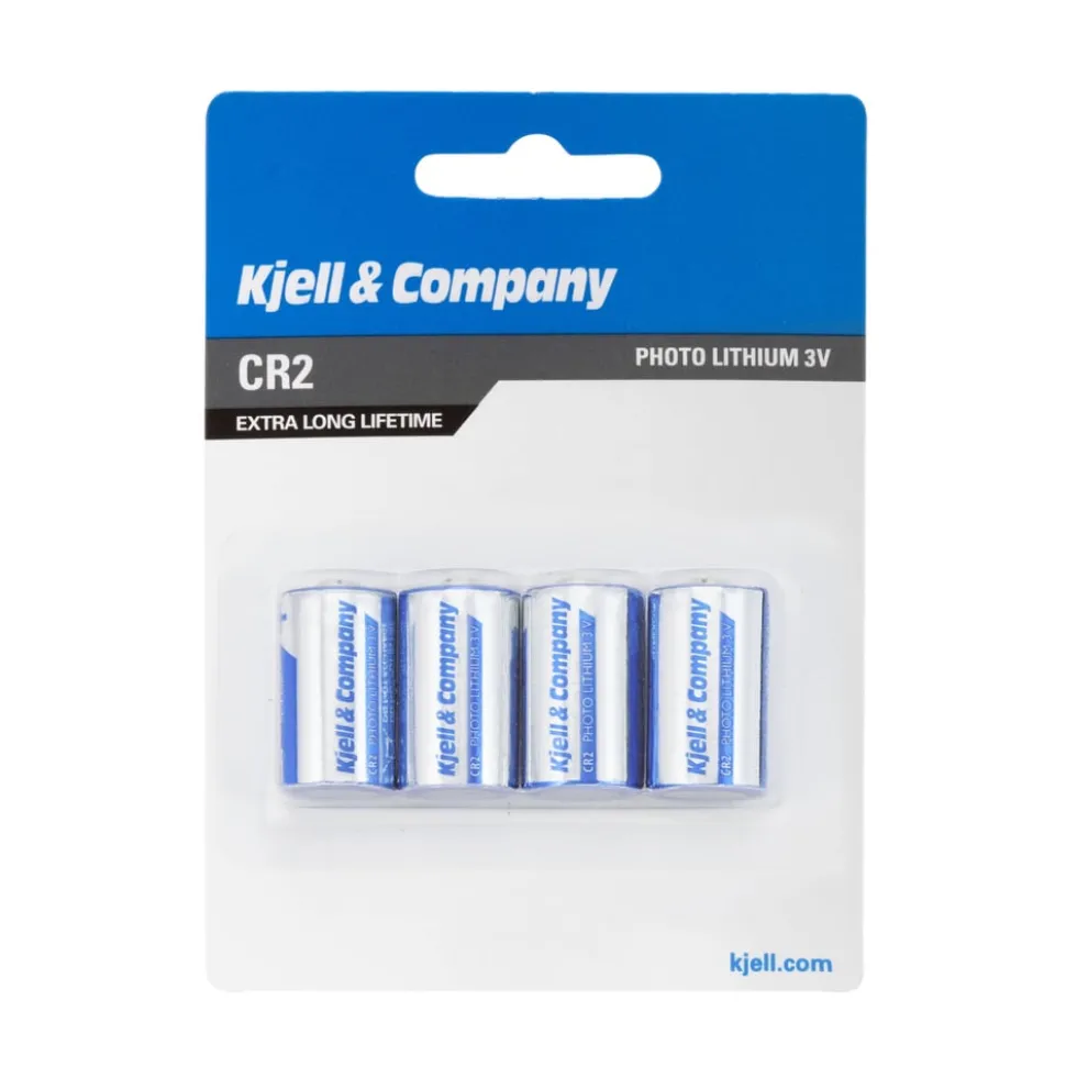 Kjell & Company CR2 Litiumbatteri 4-pack