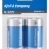 Kjell & Company D-batterier (LR20) 2-pack