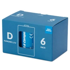 Kjell & Company D-batterier (LR20) 6-pack