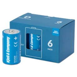 Kjell & Company D-batterier (LR20) 6-pack