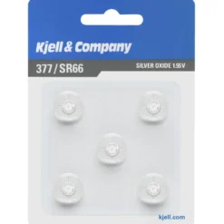 Kjell & Company Knappcellsbatteri SR626 (377) 5-pack