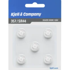 Kjell & Company Knappcellsbatteri SR44 (357) 5-pack