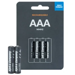 Kjell & Company Laddningsbara AAA-batterier 950 mAh 4-pack