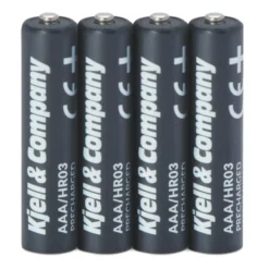 Kjell & Company Laddningsbara AAA-batterier 950 mAh 4-pack