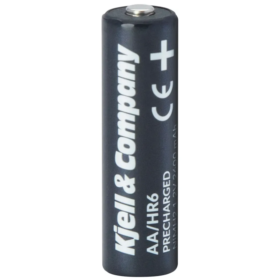 Kjell & Company Laddningsbara AA-batterier 2600 mAh 4-pack