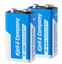 Kjell & Company 9 V-batterier (PP3) 2-pack