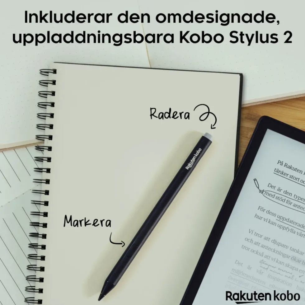 Kobo Notebook Elipsa 2E med Kobo Stylus 2