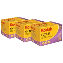 Kodak Gold 135-film 36 bilder med färg ISO 200 3-pack