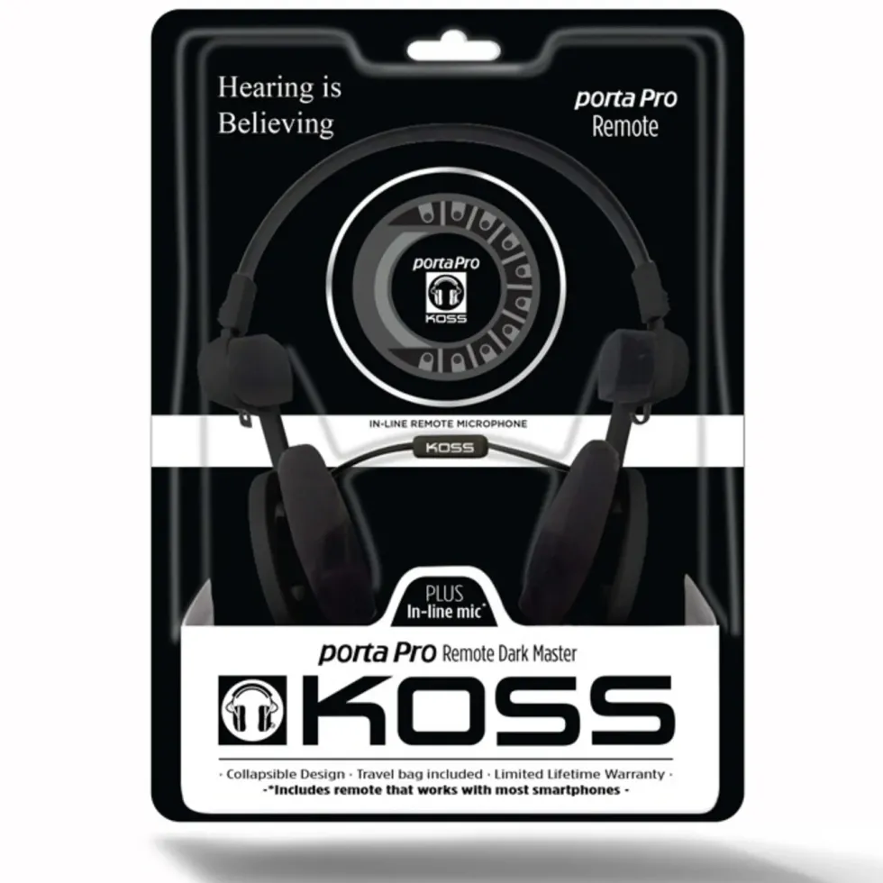 Koss Porta Pro 3.0 On-ear-headset Svart