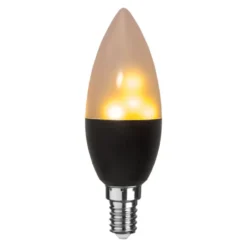 LED-lampa med flammande sken E14 18 lm