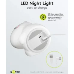 LED-nattlampa Enhörning