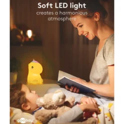 LED-nattlampa Enhörning