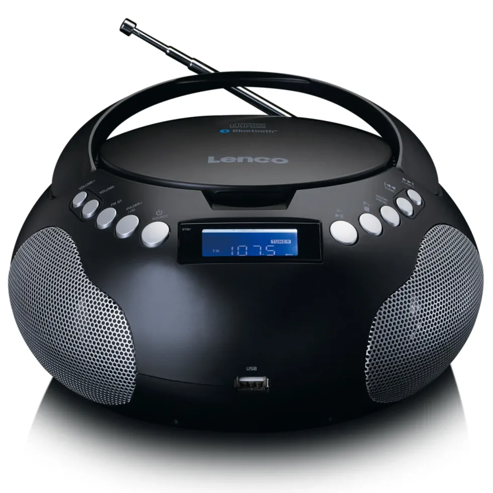 Lenco Bärbar CD-spelare Lenco SCD-331 Svart
