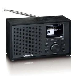 Lenco DAR-017BK DAB+ FM-radio med Bluetooth