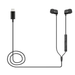 Linocell Bullets USB-C-Hörlurar Svart