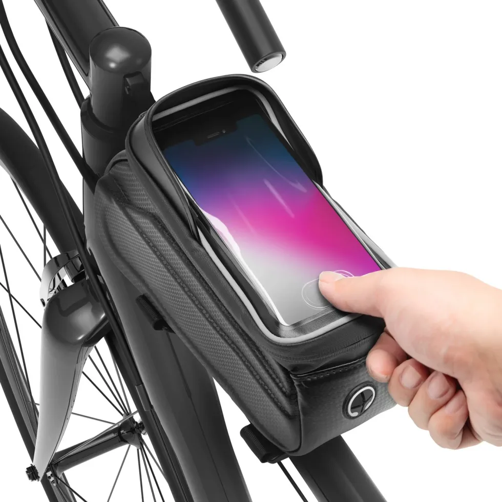 Linocell Cykelväska med telefonficka för ram