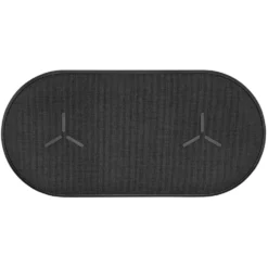 Linocell Dubbel Trådlös QI-snabbladdare 2x 15 W Svart