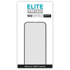 Linocell Elite Extreme Curved Skärmskydd för iPhone 16 Pro