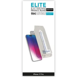 Linocell Elite Extreme Curved Privacy Skärmskydd för iPhone 17 Pro