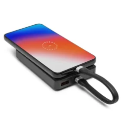 Linocell Flat USB-C-kabel 13 cm Svart