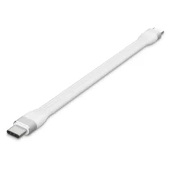 Linocell Flat USB-C-kabel 13 cm Vit