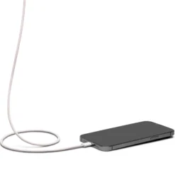 Linocell Flätad USB-C- till USB-C-kabel 60W Rosa 2 m