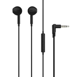 Linocell Hörlurar med mikrofon och 3,5 mm-kontakt Svart