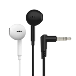 Linocell Hörlurar med mikrofon och 3,5 mm-kontakt Svart