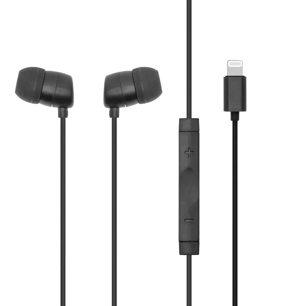 Linocell In-ear Lightning-hörlurar Svart