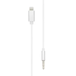 Linocell Lightning till 3,5 mm-kabel 1 m Vit