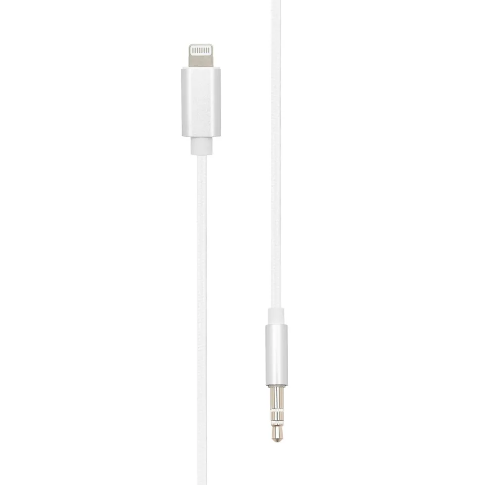 Linocell Lightning till 3,5 mm-kabel 1 m Vit