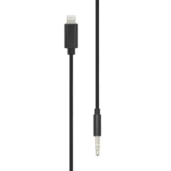 Linocell Lightning till 3,5 mm-kabel 1 m Svart