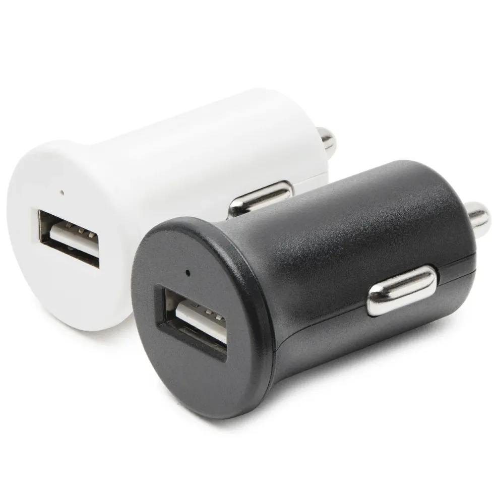 Linocell Mini USB-billaddare 2,4 A Svart