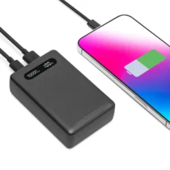 Linocell Powerbank 10000 mAh med 20W laddning Svart